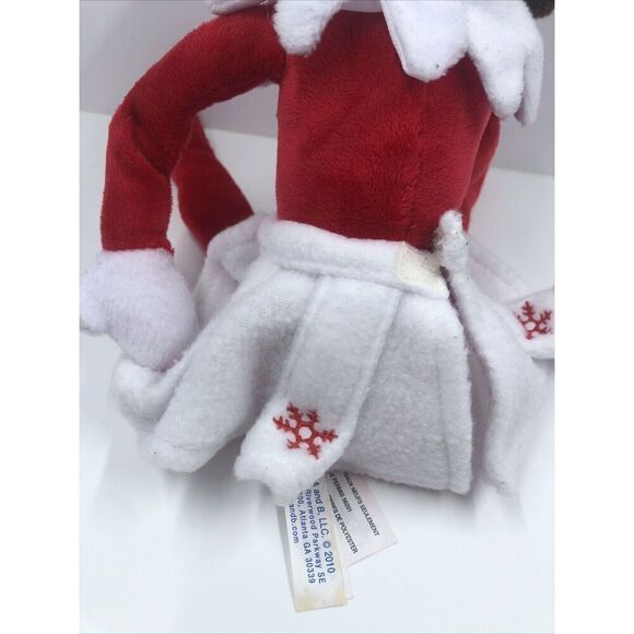 Elf on the Shelf Plush 14" Girl Doll 2010 Ruffled Skirt Snowflakes Christmas Toy - Picture 16 of 16